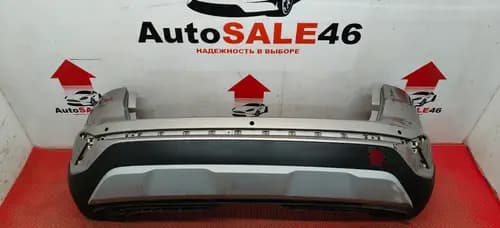 Бампер задний Jetta VS7 серебро бу